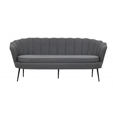 Calais 3 personers Sofa - Grå stof