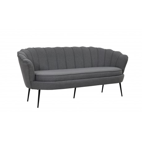 Calais 3 personers Sofa - Grå stof