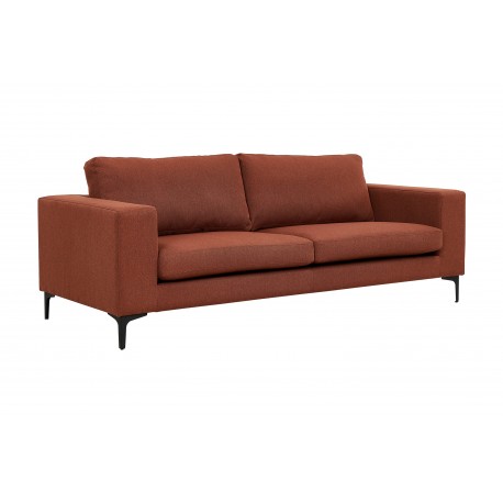 Bolero 3 personers Sofa - Rød, Høj Komfort