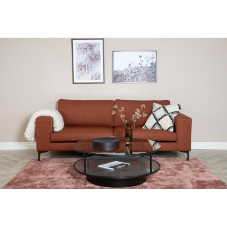 Bolero 3 personers Sofa - Rød, Høj Komfort