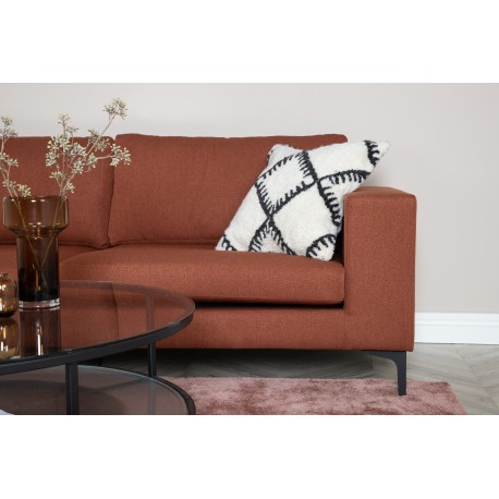 Bolero 3 personers Sofa - Rød, Høj Komfort