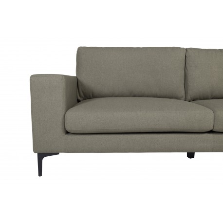 Bolero 3 personers Sofa - Sort og Grøn