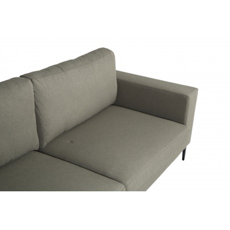 Bolero 3 personers Sofa - Sort og Grøn