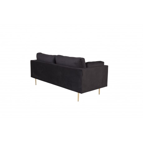 Boom 3 personers Sofa - Sort og Messing