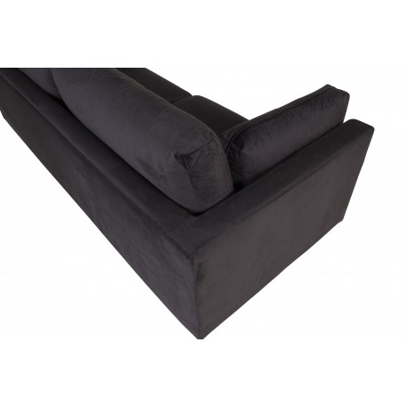 Boom 3 personers Sofa - Sort og Messing