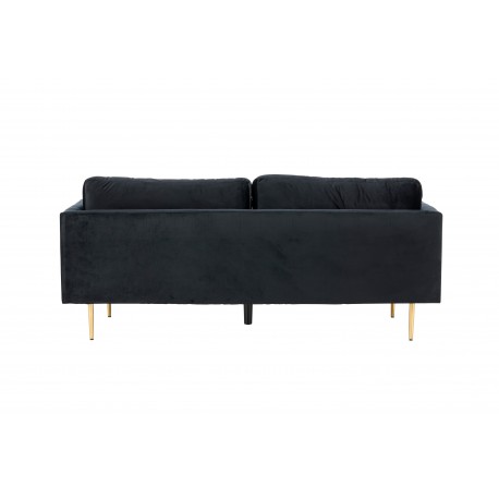 Boom 3 personers Sofa - Sort og Messing