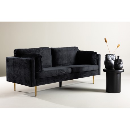Boom 3 personers Sofa - Sort og Messing