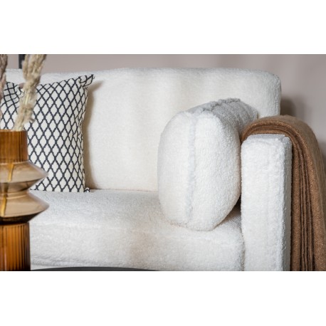 Boom 3 personers Sofa - Sort og Hvid