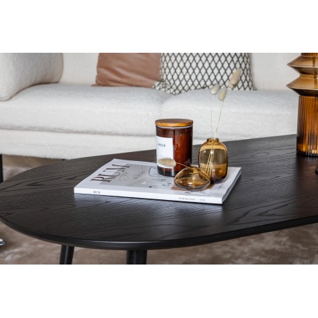 Boom 3 personers Sofa - Sort og Hvid