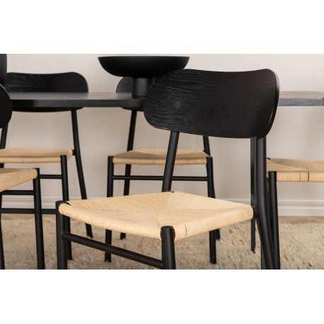 Spisebordssæt Uno med Spisebordsstole Polly