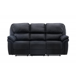 Saranda 3 pers Recliner Sofa - Sort
