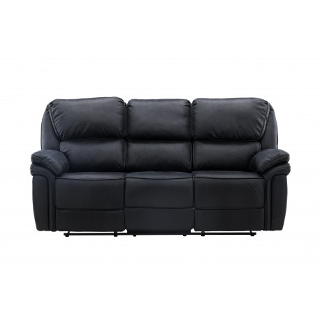 Saranda 3 pers Recliner Sofa - Sort