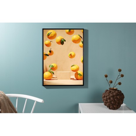 Citroner Plakat - Beige