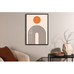 Tempel Plakat 30 x 40 - Beige