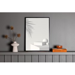 White Box Plakat - Beige