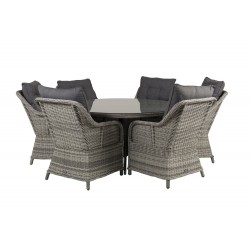 Volta Rundt Loungesæt - Havemøbelsæt - Grå