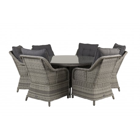 Volta Rundt Loungesæt - Havemøbelsæt - Grå