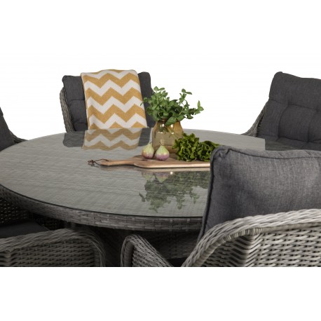 Volta Rundt Loungesæt - Havemøbelsæt - Grå