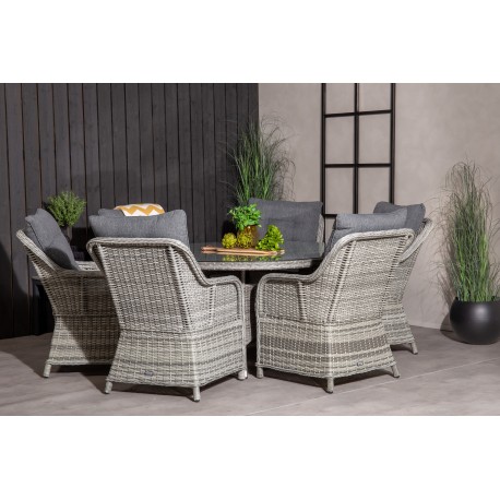 Volta Rundt Loungesæt - Havemøbelsæt - Grå