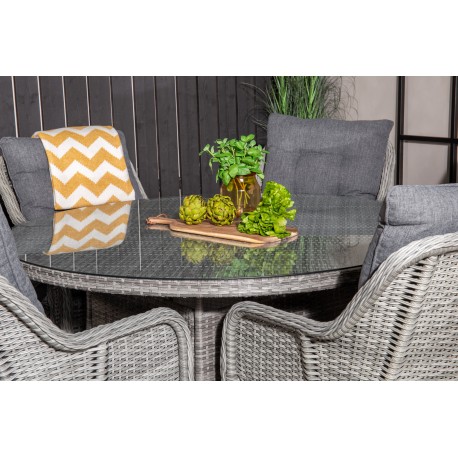 Volta Rundt Loungesæt - Havemøbelsæt - Grå