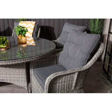 Volta Rundt Loungesæt - Havemøbelsæt - Grå
