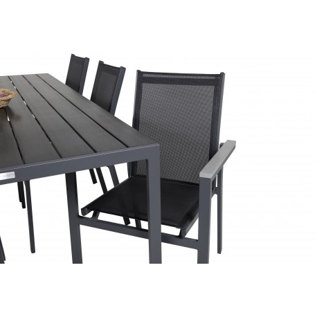 Loungesæt - Havemøbelsæt i Sort