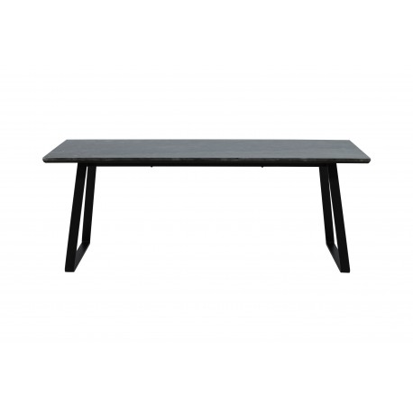 Estelle ægte Marmor Spisebord 200x90cm - Sort