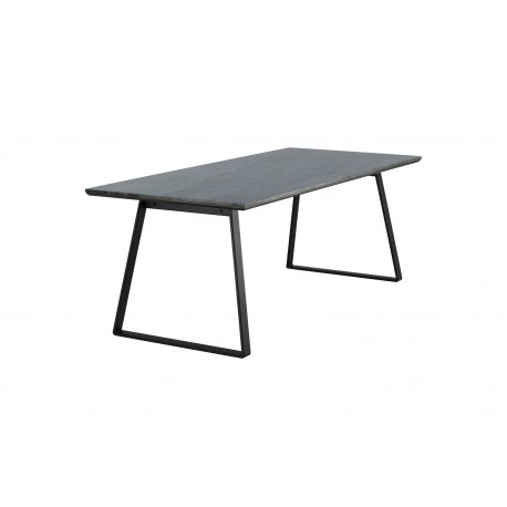 Estelle ægte Marmor Spisebord 200x90cm - Sort