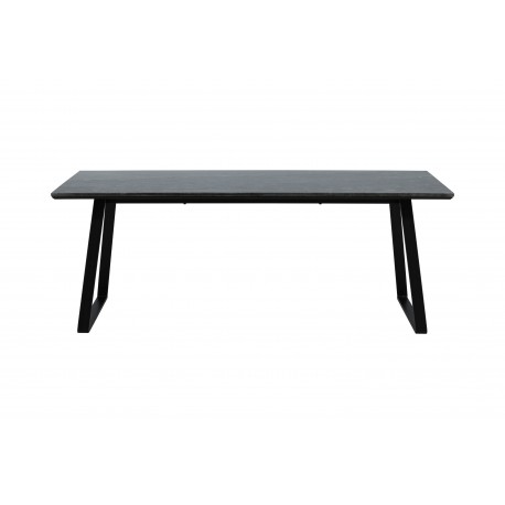 Estelle ægte Marmor Spisebord 200x90cm - Sort