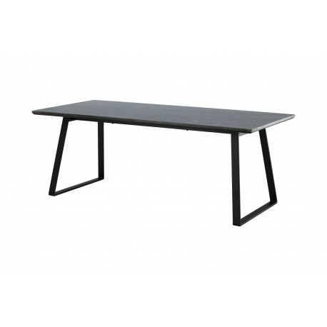 Estelle ægte Marmor Spisebord 200x90cm - Sort
