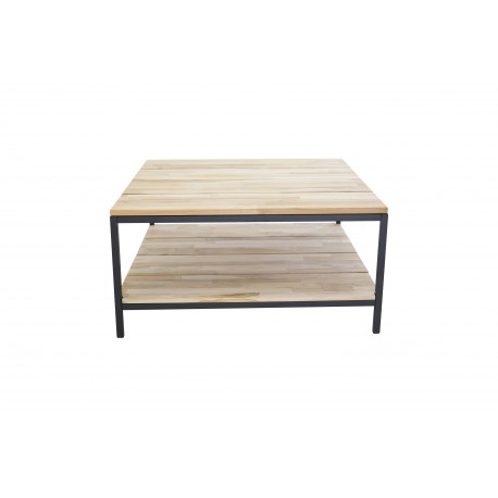 Cirebon Sofabord 80 x 80 cm - Teak & Stå