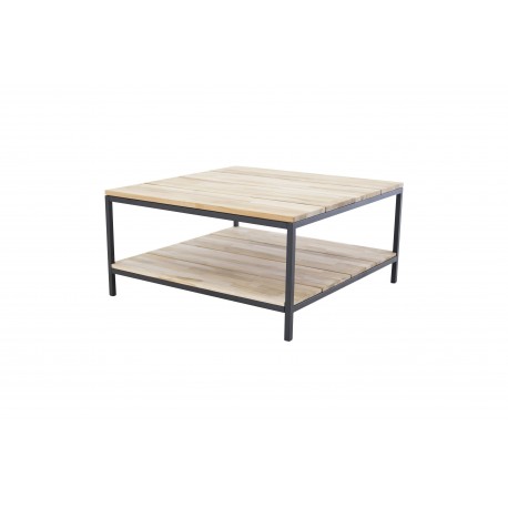 Cirebon Sofabord 80 x 80 cm - Teak & Stå
