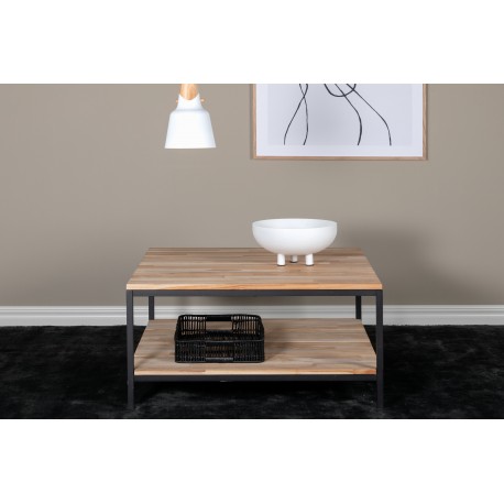 Cirebon Sofabord 80 x 80 cm - Teak & Stå