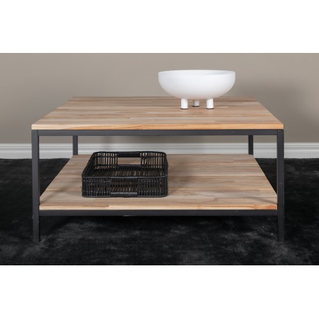 Cirebon Sofabord 80 x 80 cm - Teak & Stå