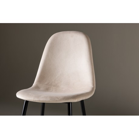 Polar Spisebordsstol - Beige Velour
