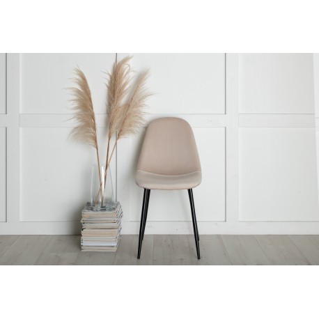 Polar Spisebordsstol - Beige Velour