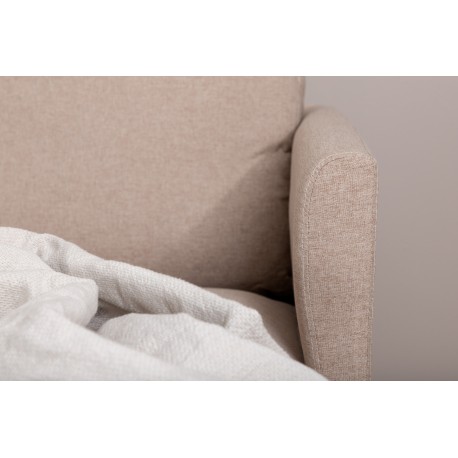 Zoom U-Sofa Brun - Beige og Sort