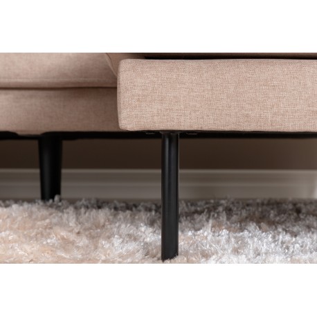 Zoom U-Sofa Brun - Beige og Sort