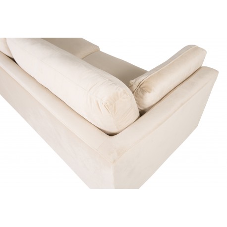 Boom 3 personers Sofa - Beige og Messing
