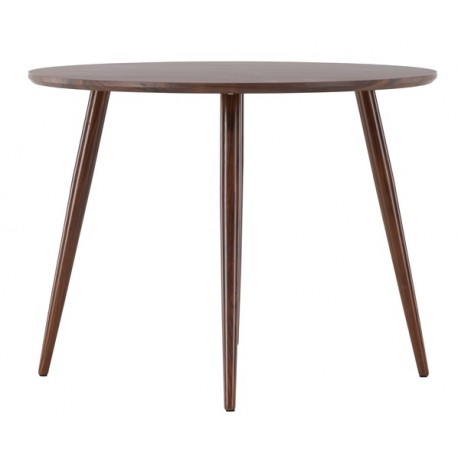Sanford - 100x75 Rundt spisebord - Mørkebrun