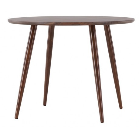Sanford - 100x75 Rundt spisebord - Mørkebrun