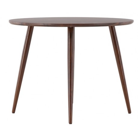 Sanford - 100x75 Rundt spisebord - Mørkebrun