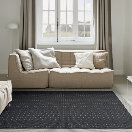 Amadora Uldtæppe Antracitgrå