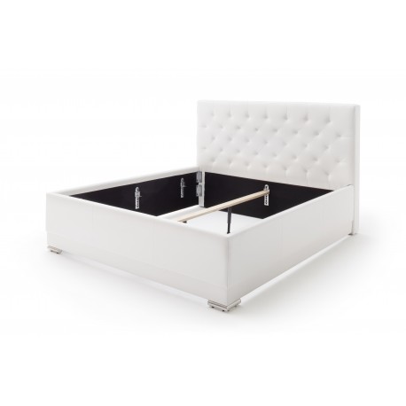 Dobbeltseng Pisa 160x200 - hvid