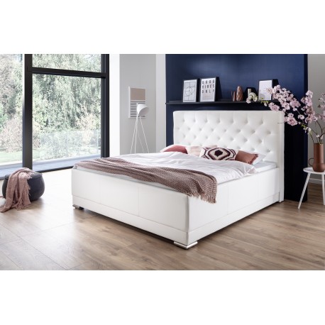 Dobbeltseng Pisa 160x200 - hvid