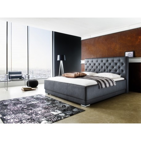 Dobbeltseng Pisa 160x200 - Sort