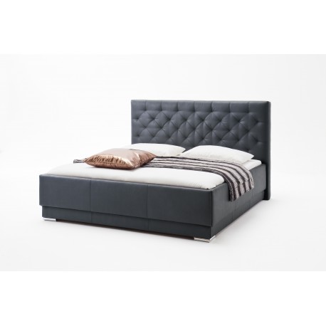 Dobbeltseng Pisa 160x200 - Sort