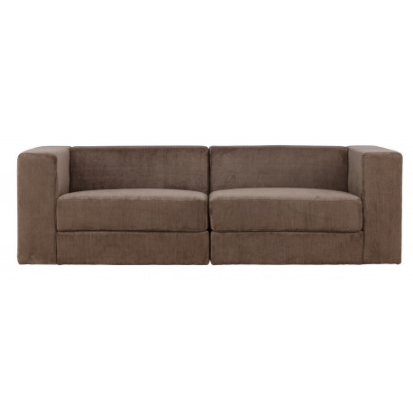 Lumi 3 personers Sofa - Brun