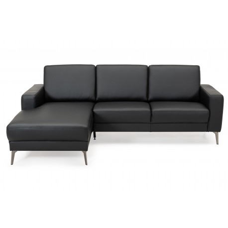 Lodbjerg Læder Chaiselong sofa Venstrevendt