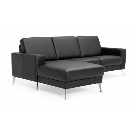 Lodbjerg Læder Chaiselong sofa Venstrevendt